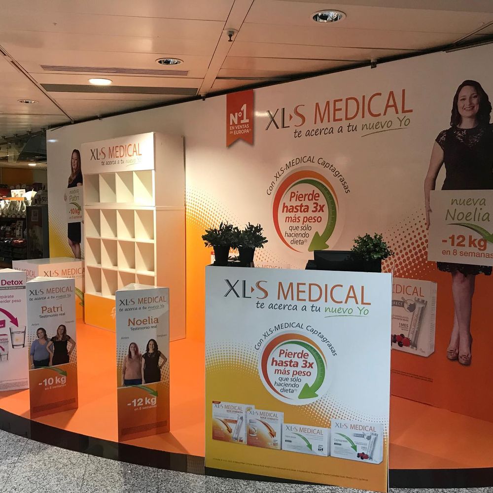 Corner promocional de XLS Medical en El Corte Inglés